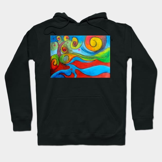 River side Colors Hoodie by vioheva